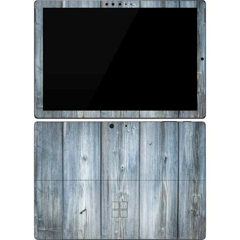 Weathered Blue Wood Surface Pro 7 Skin