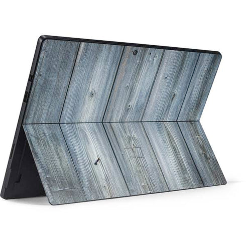 Weathered Blue Wood Surface Pro 7 Skin