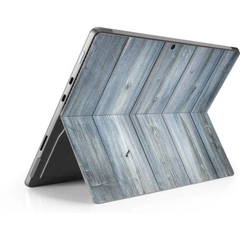 Weathered Blue Wood Surface Pro 8 Skin