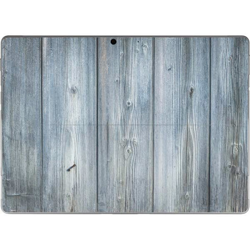 Weathered Blue Wood Surface Pro 9 Skin