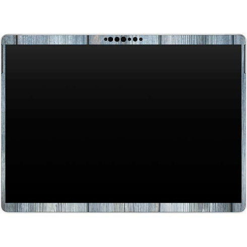 Weathered Blue Wood Surface Pro 9 Skin