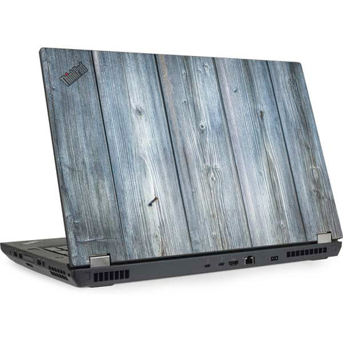 Weathered Blue Wood Lenovo ThinkPad Skin