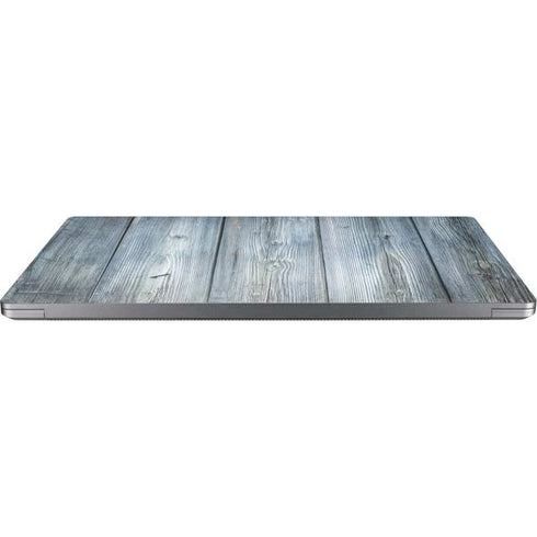 Weathered Blue Wood Universal Laptop 13in (10.6 x 7.6in) Skin