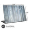 Weathered Blue Wood Universal Laptop 16.6in (13.4 x 9.7in) Skin