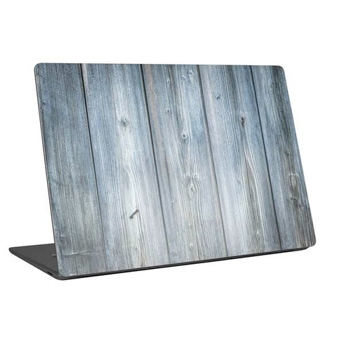 Weathered Blue Wood Universal Laptop 18in (14.6 x 10.6in) Skin