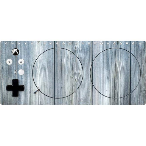 Weathered Blue Wood Xbox Adaptive Controller Skin