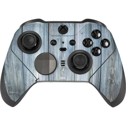 Weathered Blue Wood Xbox Elite Wireless Controller Series 2 Skin