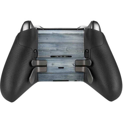 Weathered Blue Wood Xbox Elite Wireless Controller Series 2 Skin