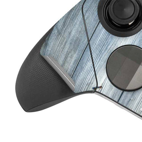 Weathered Blue Wood Xbox Elite Wireless Controller Series 2 Skin