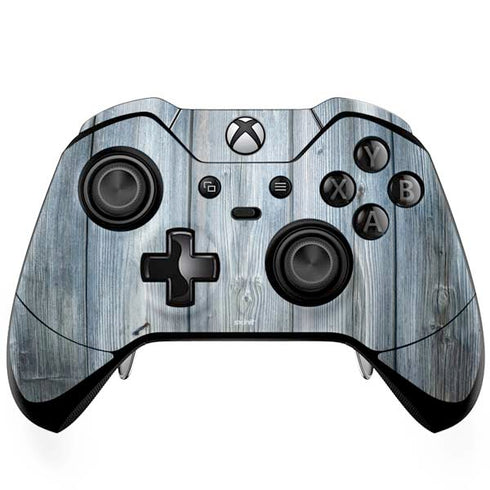 Weathered Blue Wood Xbox One Elite Controller Skin