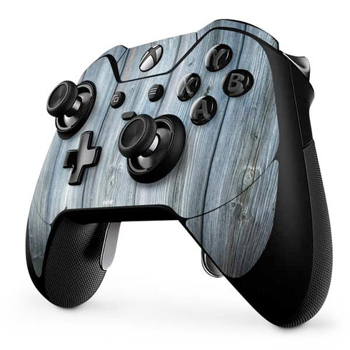 Weathered Blue Wood Xbox One Elite Controller Skin