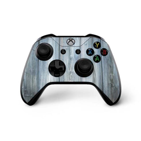 Weathered Blue Wood Xbox One X Bundle Skin