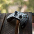 Weathered Blue Wood Xbox One X Controller Skin