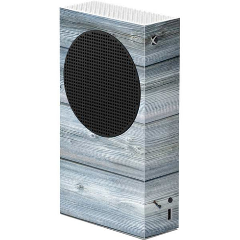 Weathered Blue Wood Xbox Series S Console Skin