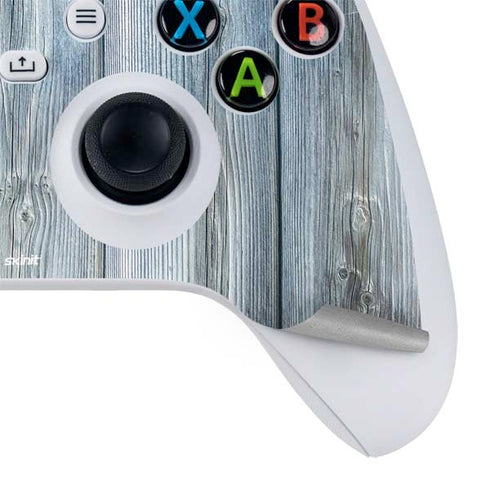 Weathered Blue Wood Xbox Series S Controller Skin