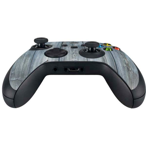 Weathered Blue Wood Xbox Series X Controller Skin
