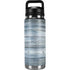 Weathered Blue Wood YETI Rambler 26oz Bottle Skin