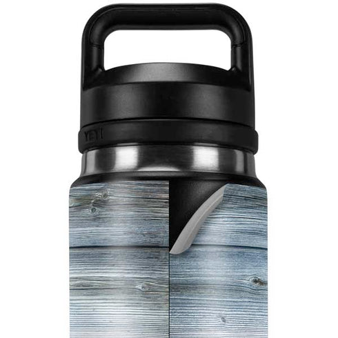 Weathered Blue Wood YETI Rambler 26oz Bottle Skin