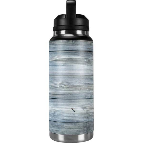 Weathered Blue Wood YETI Rambler 36oz Bottle Skin