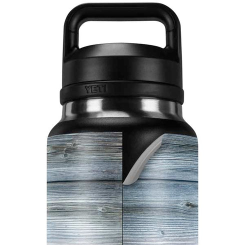 Weathered Blue Wood YETI Rambler 36oz Bottle Skin