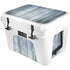 Weathered Blue Wood YETI Tundra 35 Hard Cooler Skin