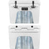 Weathered Blue Wood YETI Tundra 35 Hard Cooler Skin