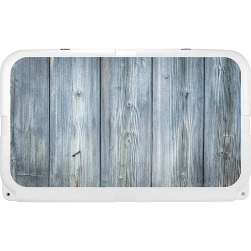 Weathered Blue Wood YETI Tundra 45 Hard Cooler Skin