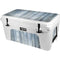 Weathered Blue Wood YETI Tundra 65 Hard Cooler Skin