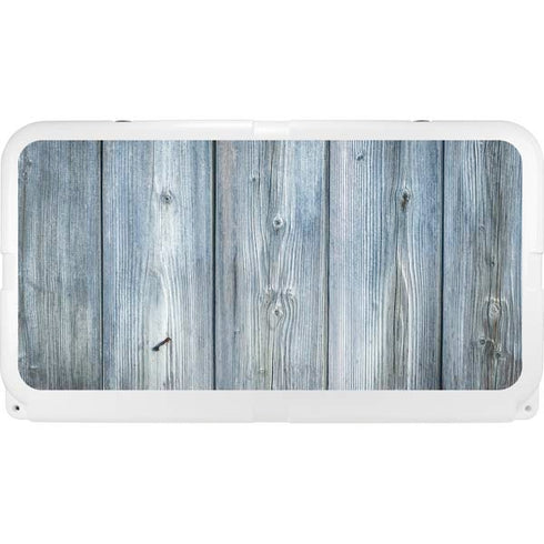 Weathered Blue Wood YETI Tundra 75 Hard Cooler Skin