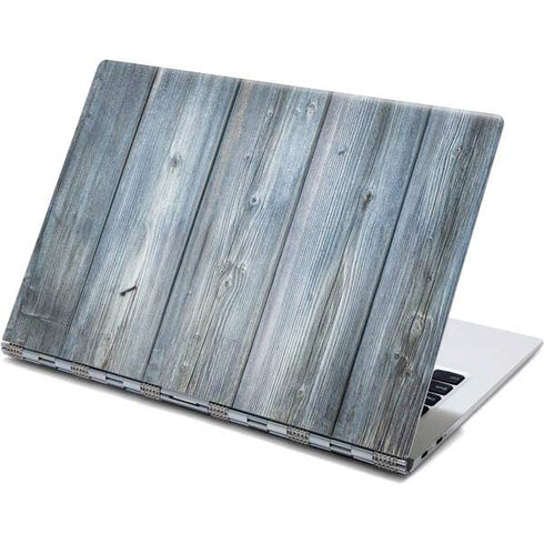 Weathered Blue Wood Yoga 910 2-in-1 14in Touch-Screen Skin