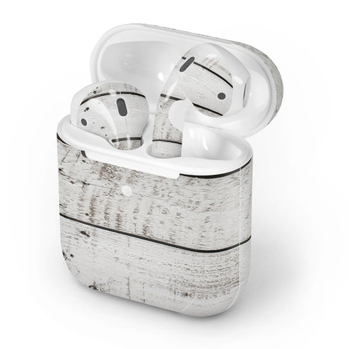 Weathered Wood Apple AirPods 2 Skin