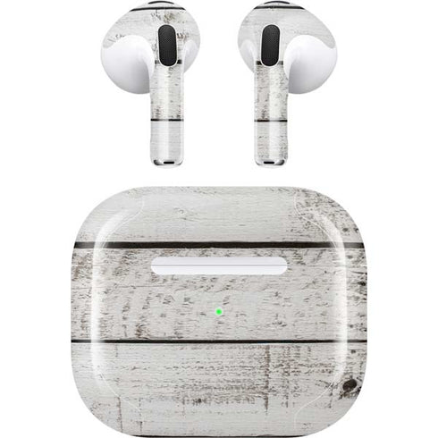 Weathered Wood Apple AirPods (3rd Gen 2021) Skin