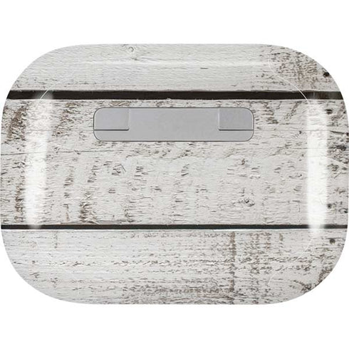 Weathered Wood Apple AirPods Pro Skin