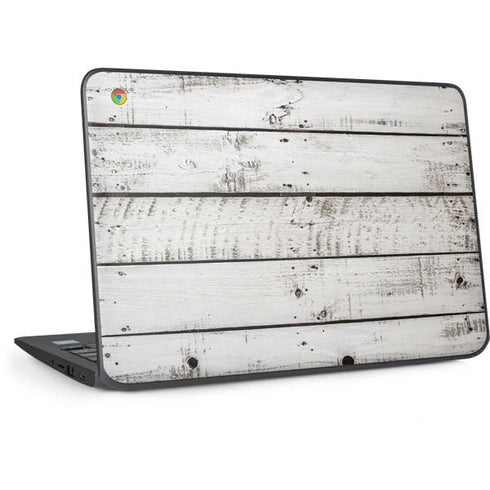 Weathered Wood HP Chromebook Skin