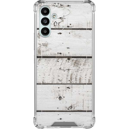 Weathered Wood Galaxy A13 5G Clear Case