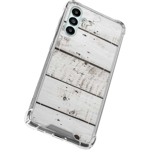 Weathered Wood Galaxy A13 5G Clear Case