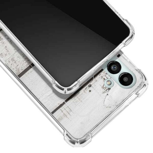 Weathered Wood Galaxy A13 5G Clear Case