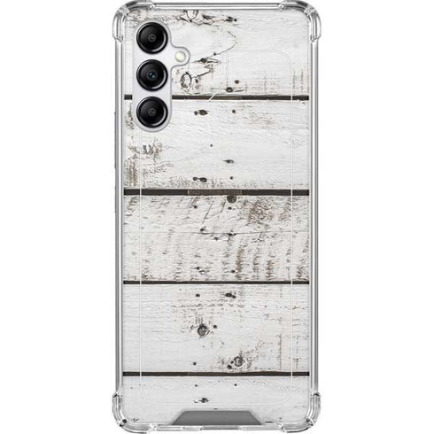 Weathered Wood Galaxy A14 5G Clear Case