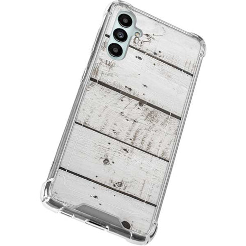 Weathered Wood Galaxy A14 5G Clear Case
