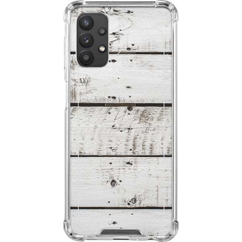 Weathered Wood Galaxy A32 5G Clear Case