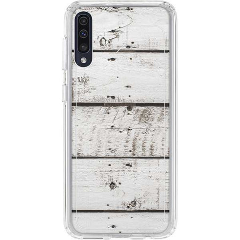 Weathered Wood Galaxy A50 Clear Case