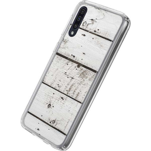 Weathered Wood Galaxy A50 Clear Case