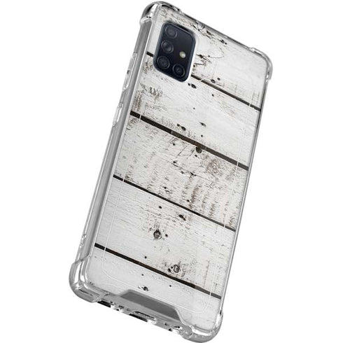 Weathered Wood Galaxy A51 5G Clear Case