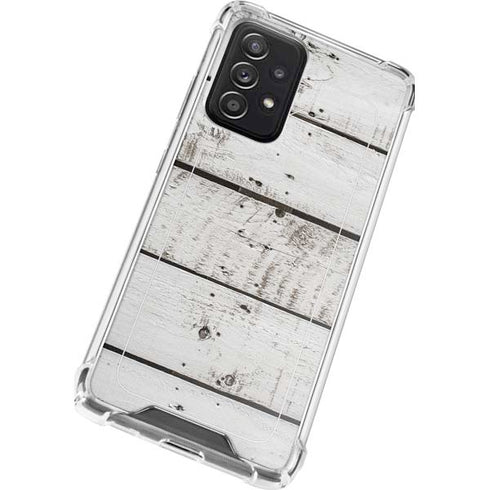 Weathered Wood Galaxy A52 5G Clear Case
