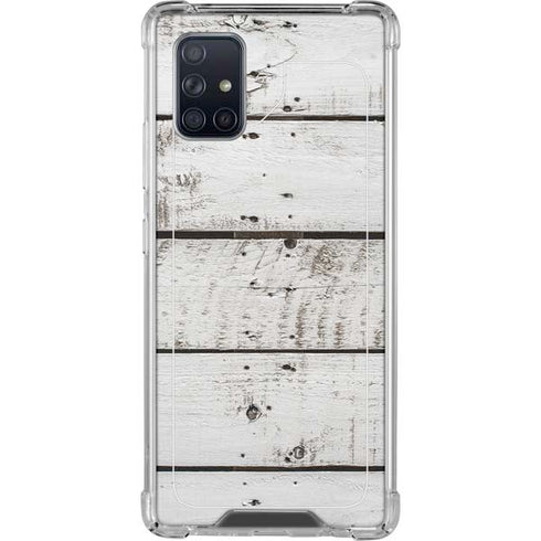 Weathered Wood Galaxy A71 5G Clear Case