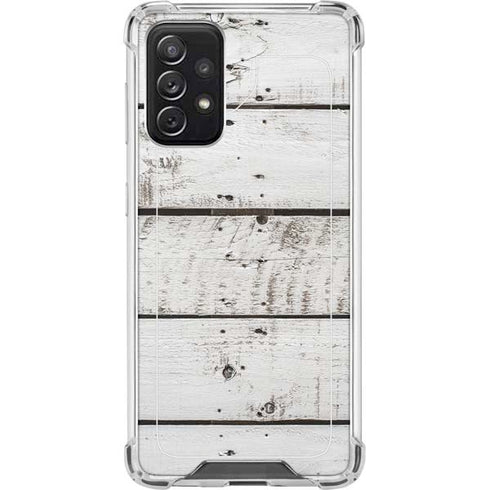 Weathered Wood Galaxy A72 5G Clear Case