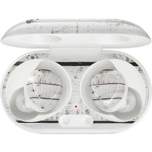 Weathered Wood Galaxy Buds Plus Skin