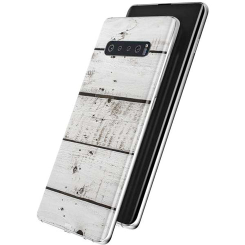 Weathered Wood Galaxy S10 Skin