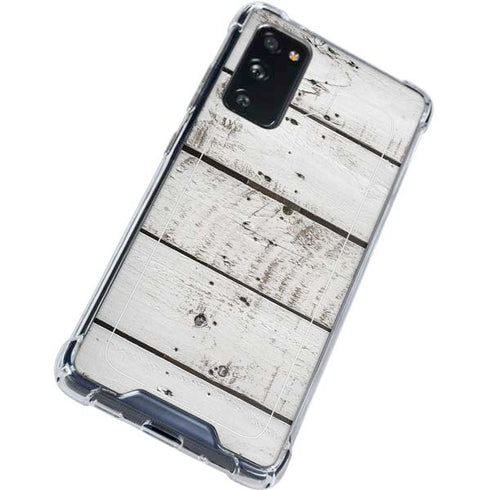 Weathered Wood Galaxy S20 FE Clear Case