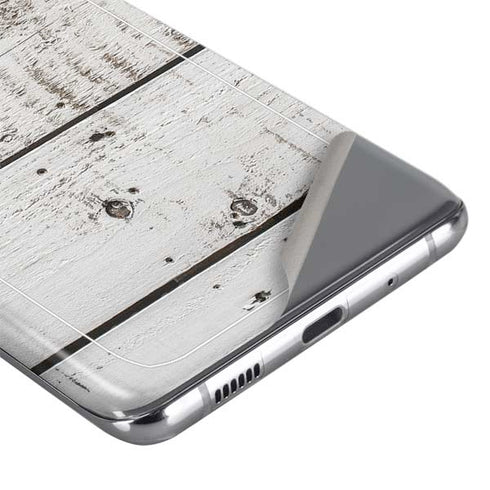 Weathered Wood Galaxy S20 Plus Skin